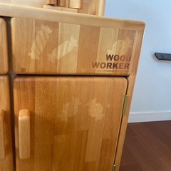 ベビー　キッズ玩具　木製　キッチンの画像