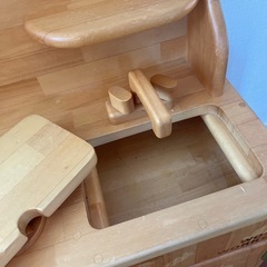 ベビー　キッズ玩具　木製　キッチンの画像