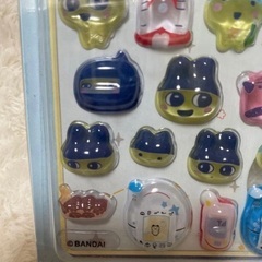 ボンボンドロップシール　　たまごっち3D 1枚　バブルシール　ぷっくり　まめっちの画像