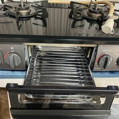 リンナイ ガスコンロ KG35NBKR都市ガス使用 .2024年製 の画像