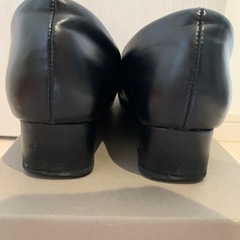 【not対面】フォーマル　黒　パンプス　23.5cmの画像