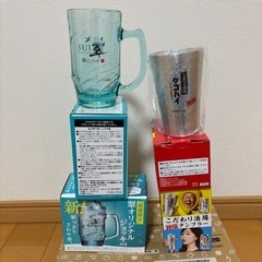 翠オリジナルジョッキ2個＆こだわり酒場特製タンブラー2個
の画像