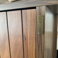 佐藤産業 TWICE テレビ台 ローボード 幅120cm ブラウン 43型対応の画像