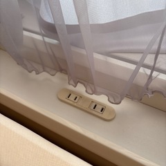 ニトリ シングルベッドフレーム  ホワイトの画像