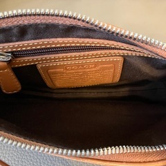 COACH コーチ アクセサリーポーチ ミニハンドバッグ ブラウン 7785の画像