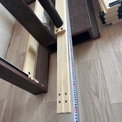 シングルベッド ベッドフレーム ダークブラウン の画像