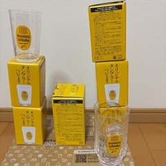 サントリーオリジナル亀甲グラス1個＆オリジナルタンブラー5個の画像