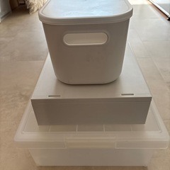無印収納ケース3個セットの画像