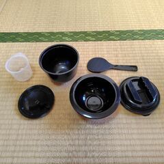 【美品】電子レンジ専用炊飯器 ちびくろちゃんの画像
