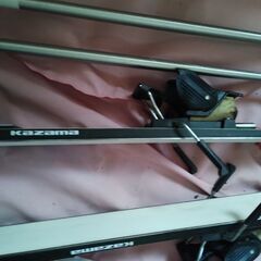 スキー板　ストックの画像