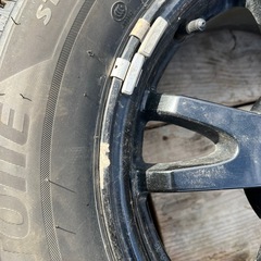 バリ溝　スタッドレスタイヤ　ブリヂストン　プリウス純正ホイール　の画像