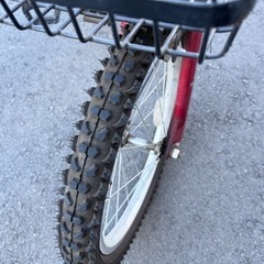 Jeep 16インチ子供用自転車 レッドの画像