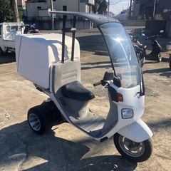 ホンホンダジャイロキャノピー　セルでエンジンかかります。T A 02青ナンバー登録の画像