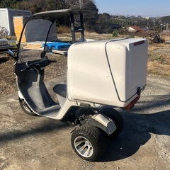 ホンホンダジャイロキャノピー　セルでエンジンかかります。T A 02青ナンバー登録の画像