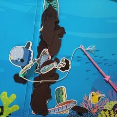無料　さかなつりマグネットブック　おもちゃ　魚の画像