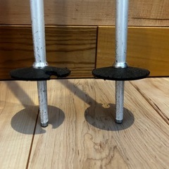 SCV GS9 スキー板 90cm  ストック75cmの画像