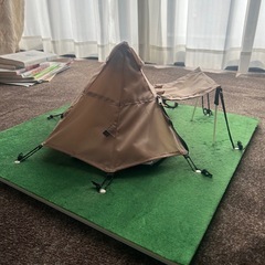 【美品】ミニチュアテント　イグニオ　ジオラマ　展示用テント　キャンプの画像