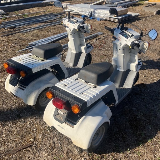 ホンダジャイロX　2台　TD 02 セルでエンジンかかります