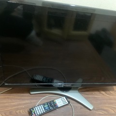 大量の洋服&テレビの画像