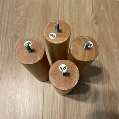 無印良品　ベッド脚4本セットの画像