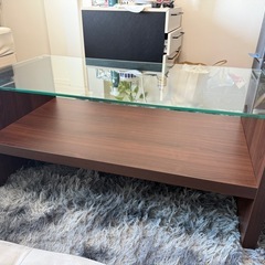 ガラストップ センターテーブルの画像