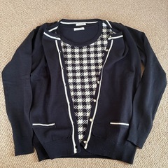 アンサンブル　アクリルセーター＆半袖の画像