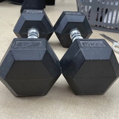 【ドリーム池田店♪ジモティ割対象品】ダンベル　5kg【99680000040430】の画像