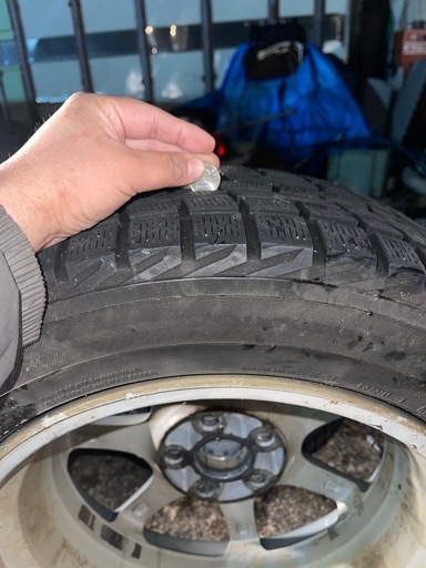 ★★★美品TOYOTA純正ホイール 215/55R17 17インチ17x7.J スタッドレスタイヤ&ホイール4点YOKOHAMA STUDLESS ICE GUARD 5〜6割山