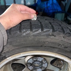 ★★★美品TOYOTA純正ホイール 215/55R17 17インチ17x7.J スタッドレスタイヤ&ホイール4点YOKOHAMA STUDLESS ICE GUARD 5〜6割山の画像