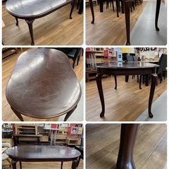 ジモティー限定価格！S251 ⭐ IDC大塚家具購入品 輸入家具 大人気モデル５点セット 人気の猫足 幅160cm USEDの画像