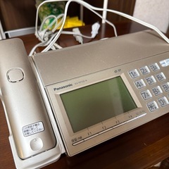 Panasonic FAX付き電話機 KX-PZ720-N（シャンパンゴールド系）の画像
