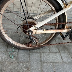 【ジャンク】折りたたみギア付き自転車の画像