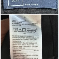 GAP ブラック フレアスカート☆の画像