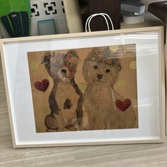 IKEA  額　2点まとめての画像