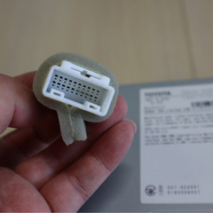 【受け渡し予定：奈良県天理市】未使用に近い★トヨタ純正ナビ NSZT-W68T（ハイエース8型外し）本体＋配線のみの画像