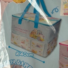 すみっこぐらし　ポケット付き保冷レジかごバッグの画像