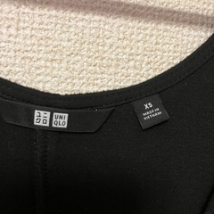 ユニクロブラツシュドジャージワンピースXSの画像
