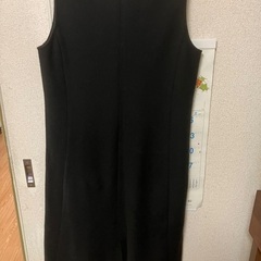 ユニクロブラツシュドジャージワンピースXSの画像