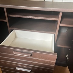 ダークブラウン　テレビ台の画像