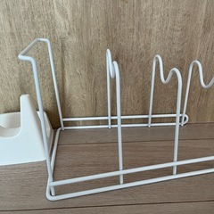 フライパン　蓋　収納グッズ　２点セットの画像