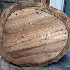 無垢材 木製 火鉢 内銅 手炙り 古道具 アンティーク 古民家 骨董品 想古匣の画像