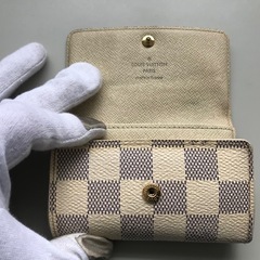 ルイヴィトン ダミエアズール キーケース  ユニセックスの画像