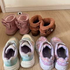 女の子靴18センチ4足セットの画像