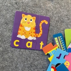 知育玩具パズル2箱セット（オマケ付き）
の画像