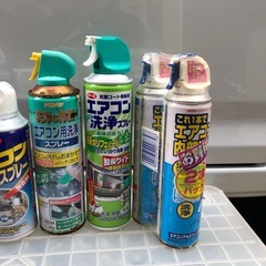 決まりました。　　無料　非対面　中古新品　エヤコン洗浄スプレー　8本セットの画像