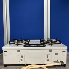 Paloma パロマ　都市ガス2口ガステーブル IC-S37KSH-R ホワイト　2019年製の画像