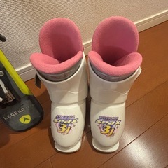 子供用スキー板80cm ブーツ18cmの画像