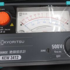 共立 KYORITSU KEW3412 絶縁抵抗計 中古品 【ハンズクラフト宜野湾店】の画像