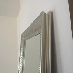 【2月初旬まで】アンティーク姿見 背鏡 ミラー 174cmの画像