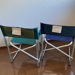 SOUTH FIELD 折り畳み　キャンプ　チェア　2脚の画像